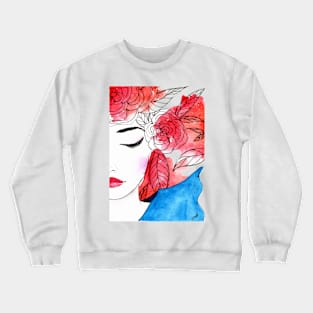 Roses Red Crewneck Sweatshirt